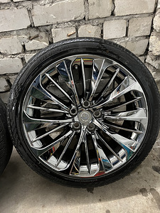 20" 5x120 Lexus 2021a. LS500h оригинальные диски + летняя ре (5 фото из 9)