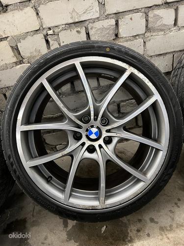 20" 5x120 диски BMW орг. стиль 356 + летняя резина (фото #3)