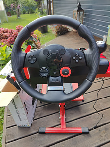 LOGITECH DRIVING FORCE GT rool + Speedblack roolihoidja (6 foto / 8)