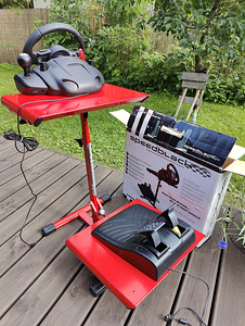 LOGITECH DRIVING FORCE GT rool + Speedblack roolihoidja (7 foto / 8)