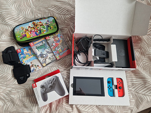 NINTENDO SWITCH V2 + 15 ИГР+ ДОПОЛНИТЕЛЬНО (1 фото из 3)