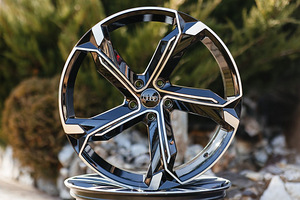 Veljed r22 5x112 Audi Vw Skoda Black polish uued (1 foto / 3)