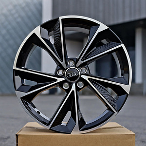 R21 veljed 5x112 Audi Vw Skoda Black polish uued (3 foto / 3)