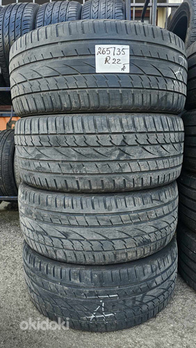 R22 rehvid 265 35 22 continetal 4.5mm