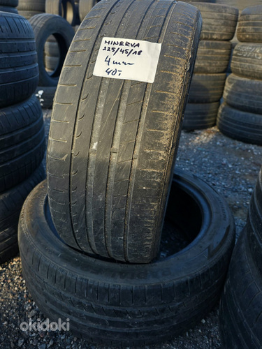 Шины R18 225 45 18 Minerva 4мм 2шт