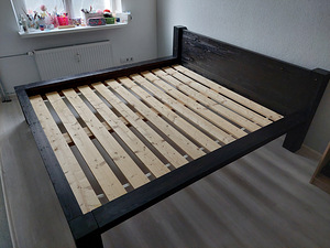 Tappidega täispuudust voodi 180x200 (1 foto / 5)