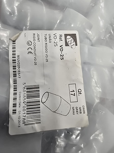 Kolmik 25mm plastik, torujätk 25mm plastik (3 foto / 4)