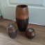 Деревянная ваза + подсвечники (фото #1)