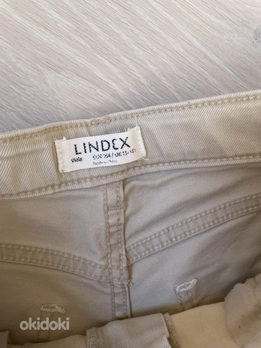 Бежевые брюки Lindex 164 (фото #3)