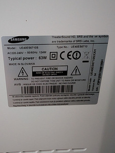 Samsung TV 40" 1080p UE40ES6710S (3 foto / 3)