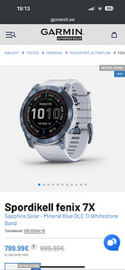 Garmin FENIX 7x Sapphire Solar (6 foto / 6)