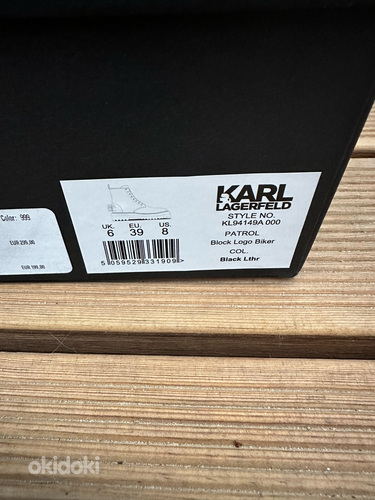Karl Lagerfeld ботинки 39р новые (фото #2)