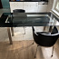 Стильный итальянский обеденный стол (стекло) и стулья (фото #3)