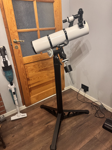 TAL-120 teleskoop + originaaltarvikud + statiiv + kast