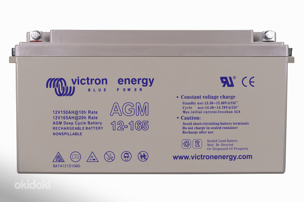 Аккумулятор Victron Energy AGM Deep Cycle 165Ач 12В (фото #5)