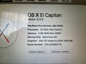 Apple MacBook Pro A1278 (4 foto / 9)