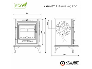 Kamin-ahi P10 6,8 kW (2 foto / 4)