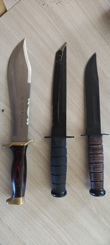 Erinevad kasutatud noad