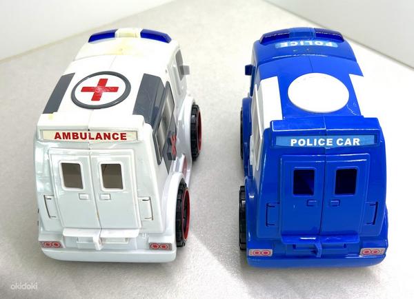 Mänguauto komplekt - Politsei ja Kiirabi 20x10x12 (foto #3)