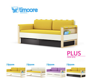 Müüa ergonoomiline lastevoodi Timoore Loft Sofa (3 foto / 4)