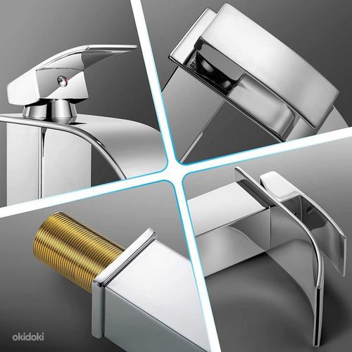 Дизайн Смеситель, Gavaer E-0008 Смеситель для ванной !Водопад. (фото #8)