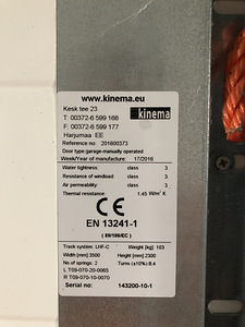 Kinema kvaliteetne garaažiuks automaatikaga (2 foto / 5)