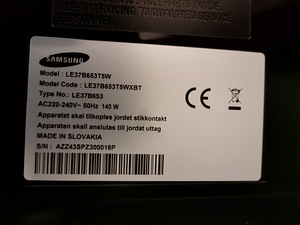 Samsung 37" LE37B653T5W teler (4 foto / 8)