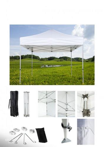 Izstāžu / dārza / pop-up / easyUP telts 2x2m (foto #1)