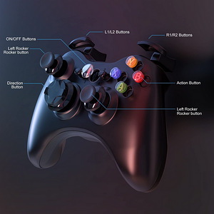 XBOX 360 ПУЛЬТ ДИСТАНЦИОННОГО УПРАВЛЕНИЯ/КОНТРОЛЛЕР + USB-ДОНГЛ/ПРИЕМНИК (2 фото из 3)