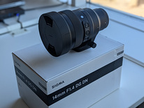 Sigma 14mm f/1.4 DG DN Art objektiiv Sonyle