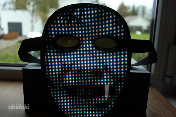 Цифровая светодиодная маска на Хэллоуин, RGB, Wi-Fi (фото #10)