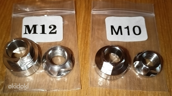 Гайки безопасности с ключом M10x1.5; M12x1.75 (фото #2)