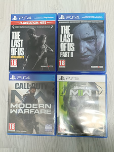 The Last of Us PT.1, PT.2, Call of duty Modern Warfare 1, 2 (1 foto / 1)