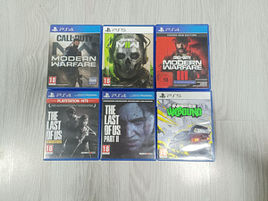 Call of Duty Modern Warfare 1, 2, 3, Need for speed, TLOU (1 foto / 2)