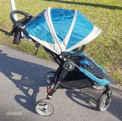 Baby jogger City Mini 4 wheel jalutuskäru, kergkäru + lisad! (foto #1)