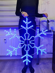 LED valgustus. Lumehelves/ LED valgustus (snezhinka) (2 foto / 4)