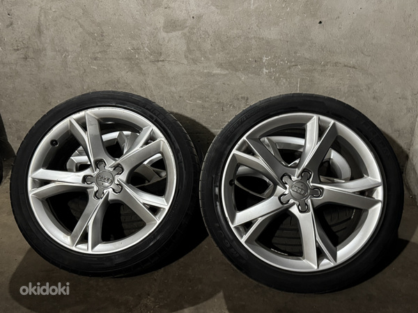 ‘19 5x112 оригинальные диски Audi Speedline + шины 255/40/19