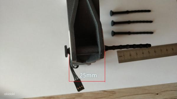 PC fani vibratsiooni kustuti kummist kruuvid. 25mm (foto #3)