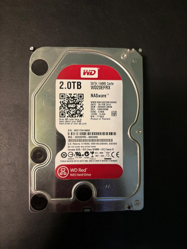 WD Red NAS 2TB SATA