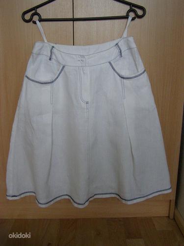 Летняя льняная юбка (фото #1)
