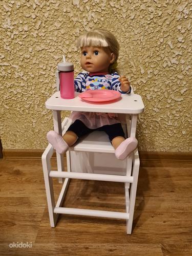 Кукольный обеденный стул / стул + стол (фото #3)