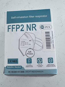Respiraator FFP2 HULGI (50tk pakis) (3 foto / 6)