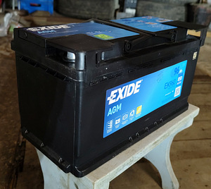 Аккумулятор AGM EXIDE Start-Stop AGM EK960 96 Ач 850 А (3 фото из 4)