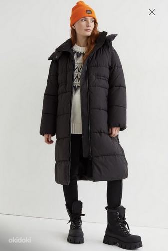 Tepitud mantel MAMA suurus S / Черное пальто МАМА размер S (фото #2)