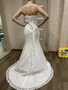 Новое свадебное платье (с подъюбником р.34/38) (2 фото из 4)