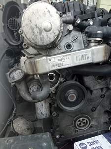 Б/у двигатель для BMW E60/E61 2007-2010 (8 фото из 9)