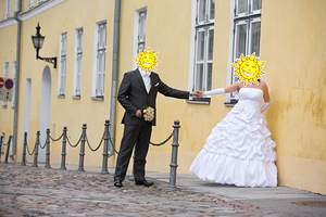 Valge pulmakleit, suurus 38-40. (2 foto / 2)