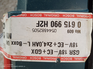 Bosch 18V gsr18v 21 + GDx18v180 2x4,0Ah L-BOXX (4 foto / 4)