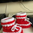 Новые носки-сапожки!!! Носки для девочки 6+ месяцев (Ручная (фото #2)