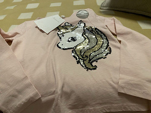 Длинный рукав для девочки 4-6 лет H&M (2 фото из 2)